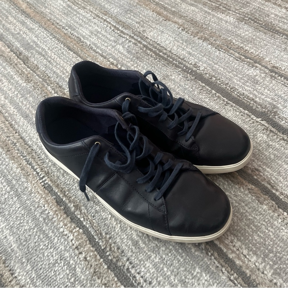 Men’s Cole Haan Navy Blue Leather Grand Crosscourt II Shoe Sz 12